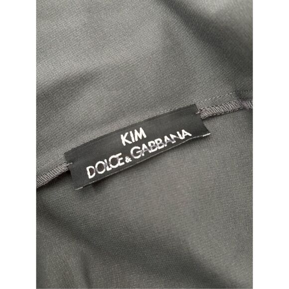 NWT KIM DOLCE&GABBANA Long stretch jersey Milano rib dress Size IT 42 (US 6) $29 - Picture 7 of 9